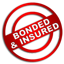 Bonded and Insured.