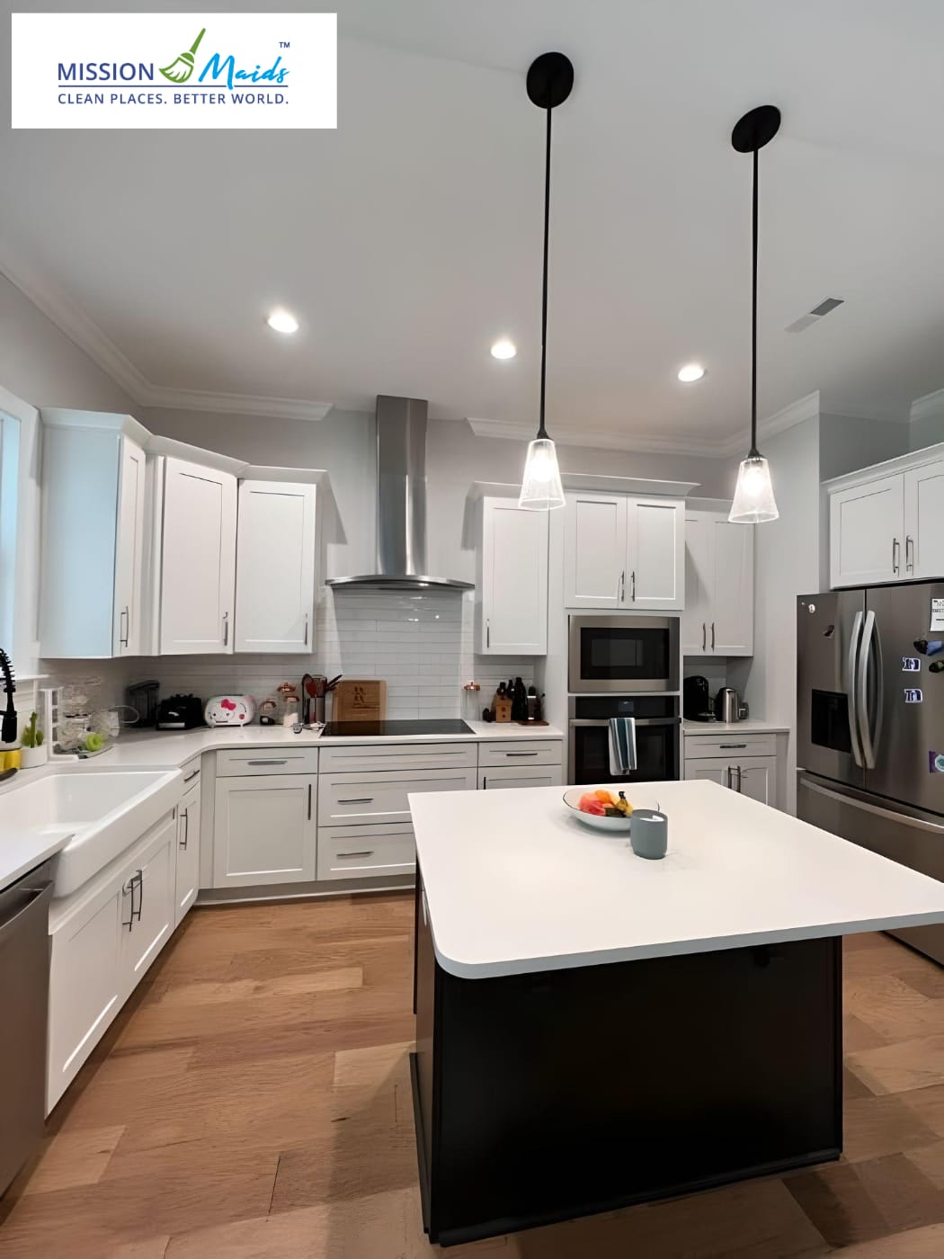 Apartment house cleaning