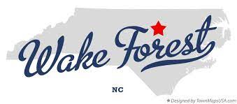 Wake Forest map