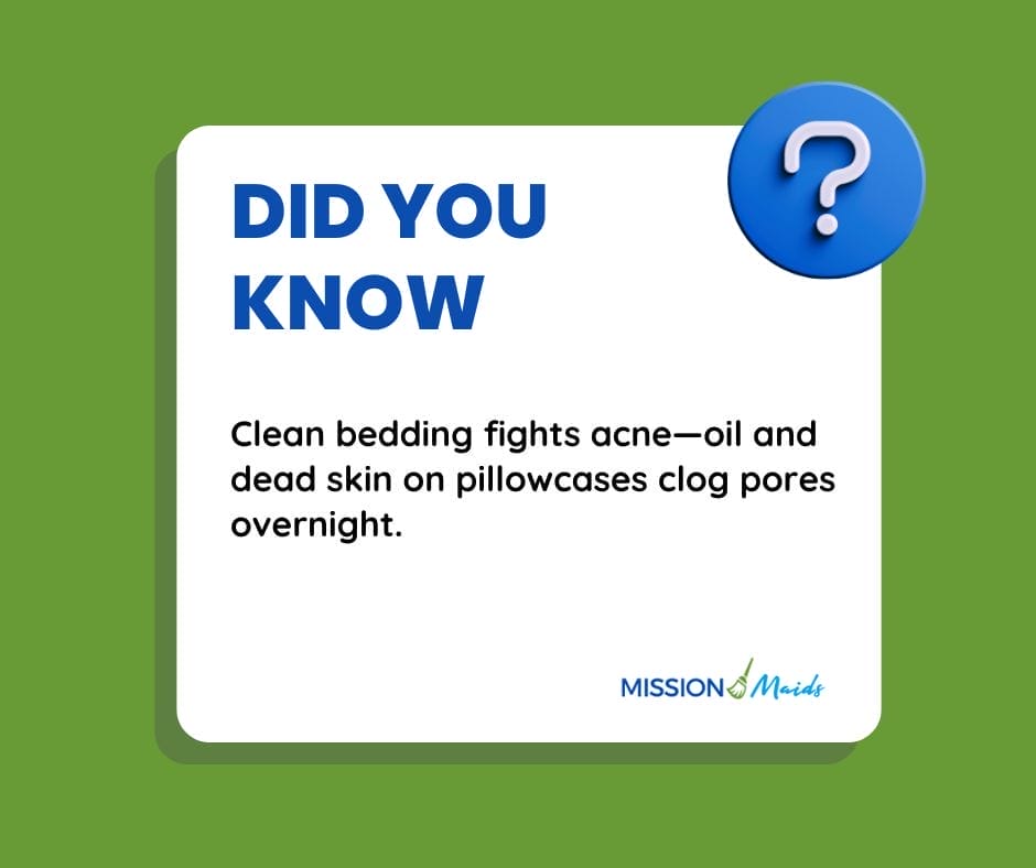 Clean bedroom fact